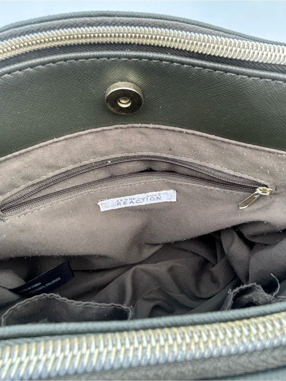 Kenneth Cole Reaction Emerald Green Dome Satchel handbag